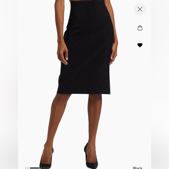 Mugler Classic Black Pencil Skirt - Picture 3 of 14